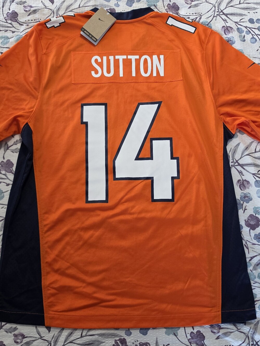 NEW AUTHENTIC COURTLAND SUTTON Jersey, Nike, Denver Broncos, Sz. X-LARGE